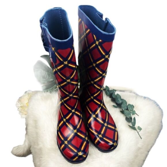 Capelli New York plaid rain boots - Picture 2 of 6